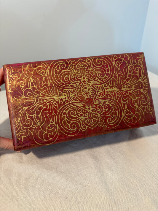 vintage pink box