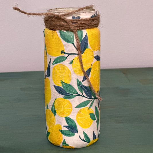 yellow lemon jar